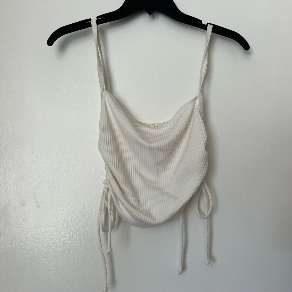 Aritiza Crop Tank (Side drawstrings)
